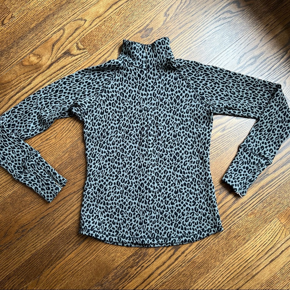 Lucy Animal Print Half Zip - image 3